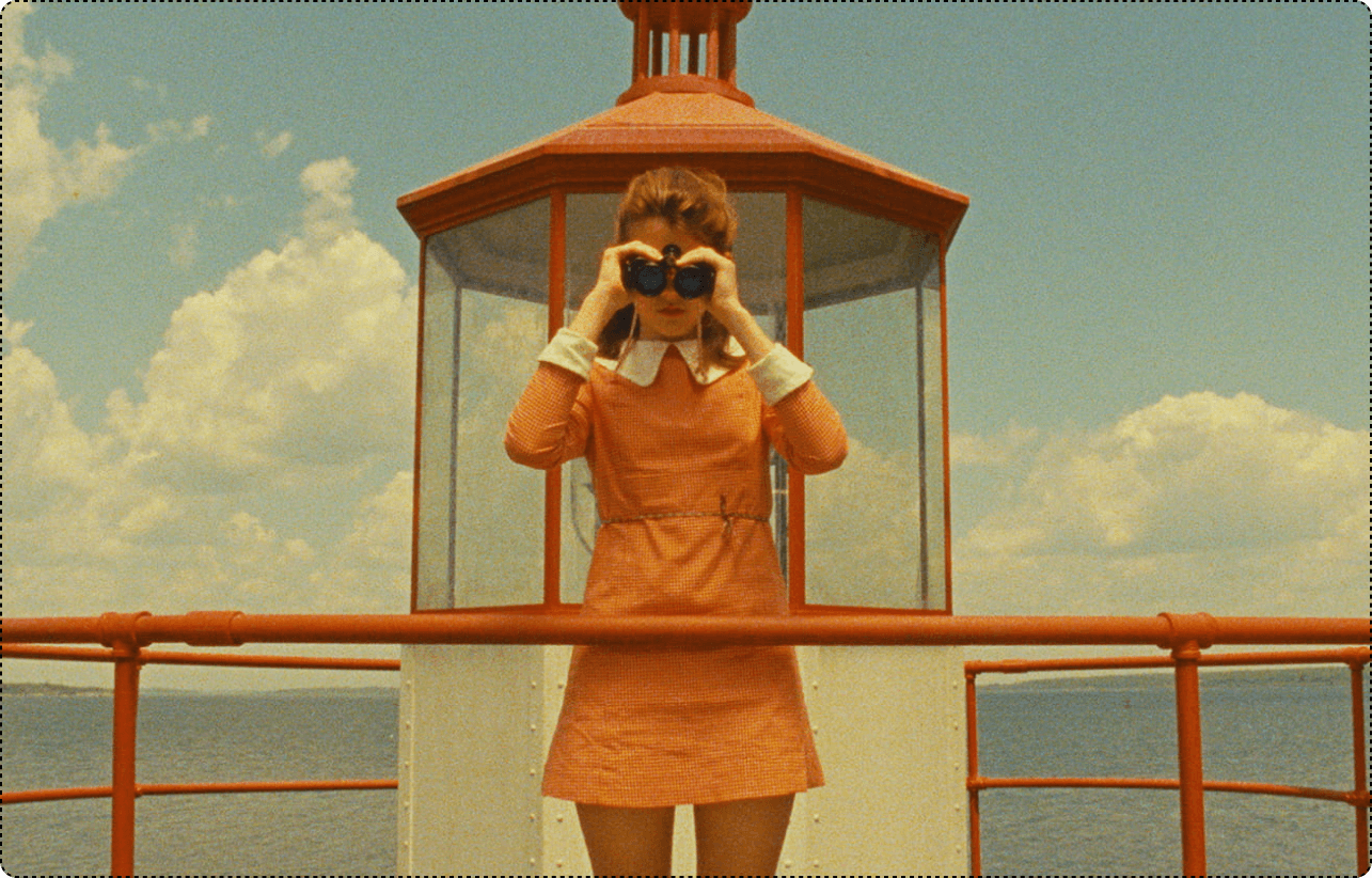 Wes Anderson orange color palette